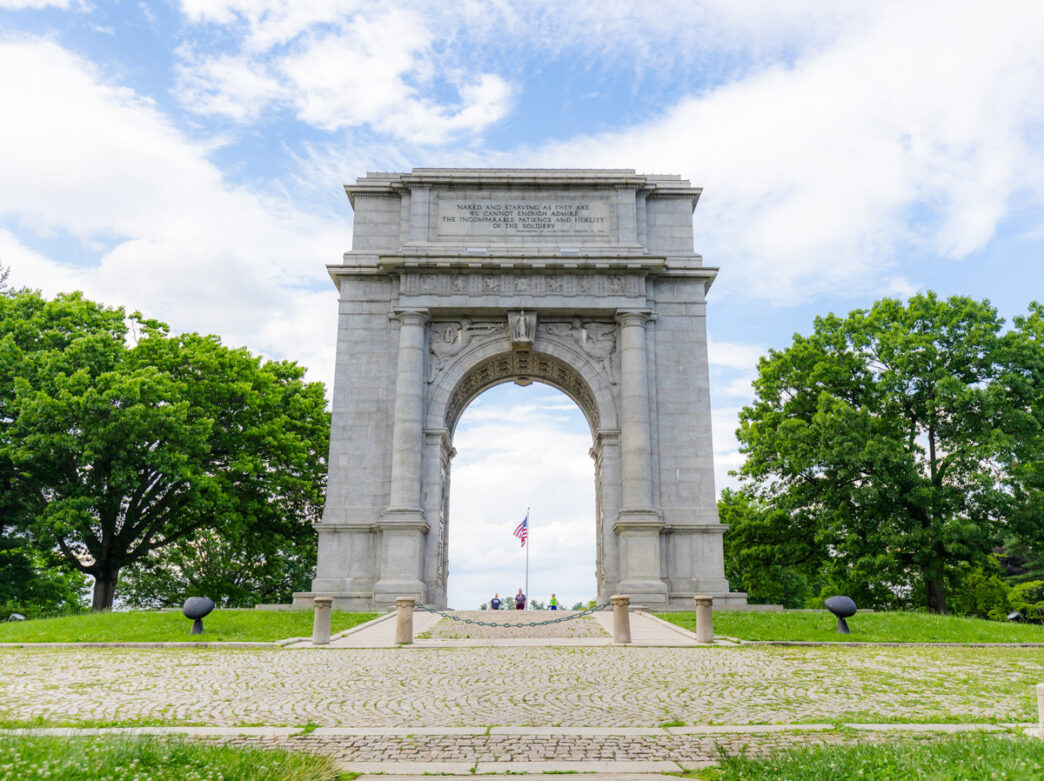 L'arche commémorative nationale à Valley Forge