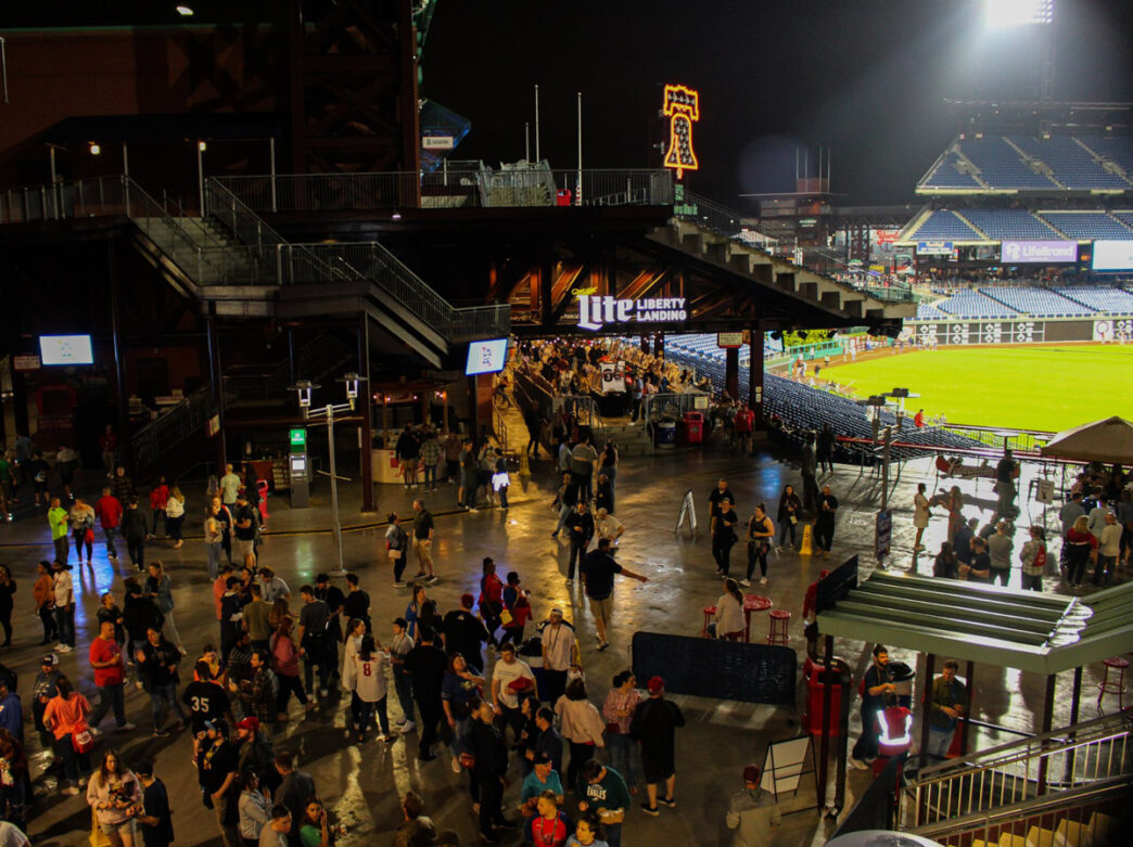 People at the All Star Beer Fest at Citizens Bank Park