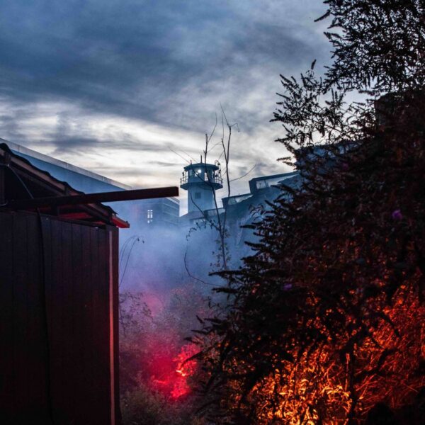 Torre de la prisión en Eastern State Penitentiary