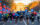 Runners near the Philadelphia Museum of Art during the Philadelphia Marathon