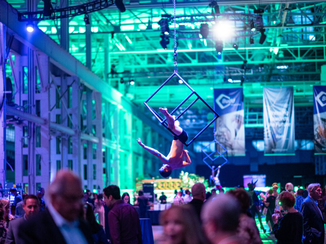 A performer during FEASTIVAL