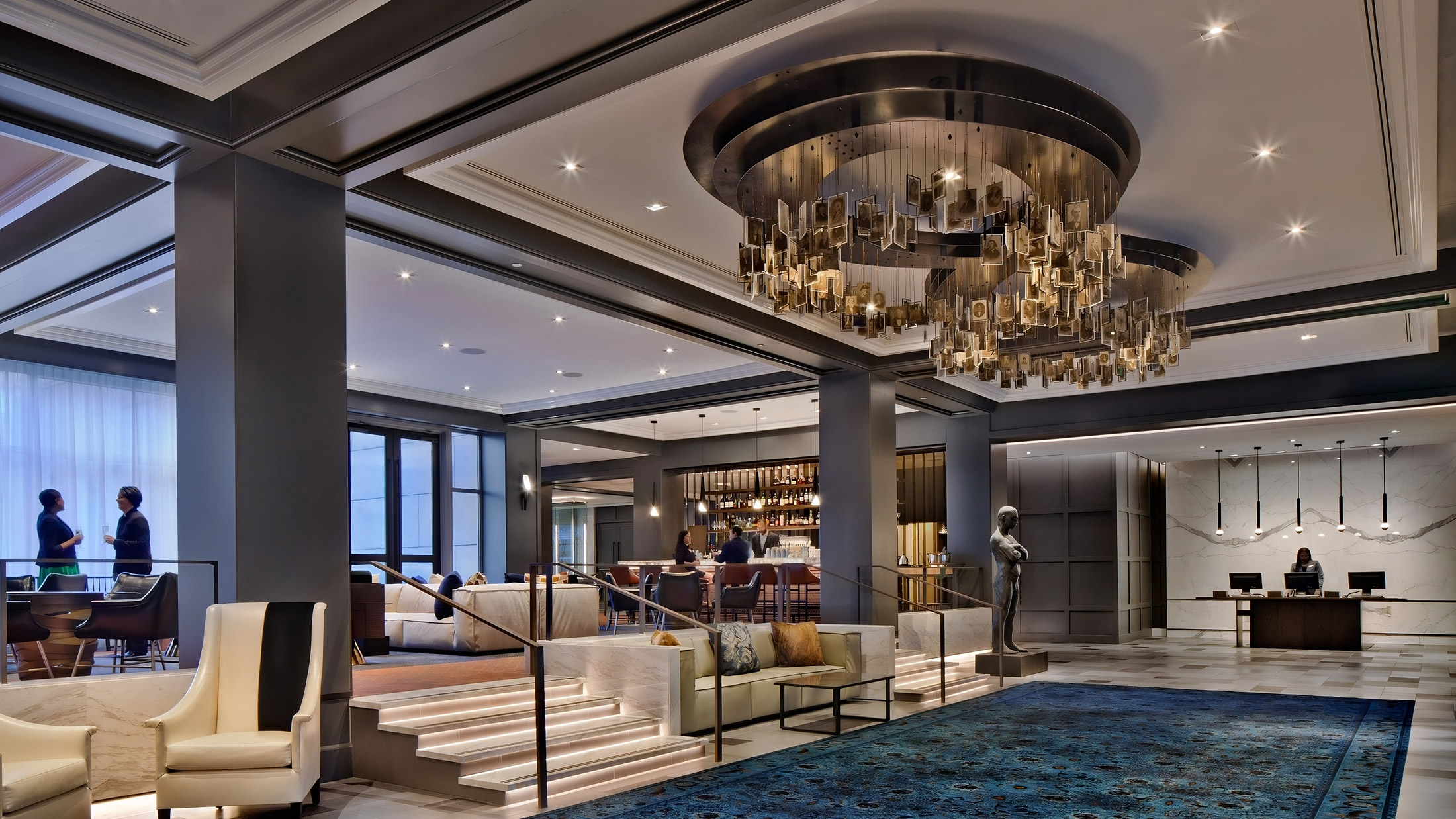 Lobby of the Logan Hotel