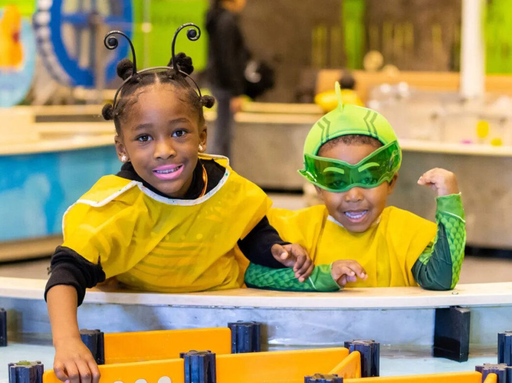 Kids in costume at the Please Touch Museum