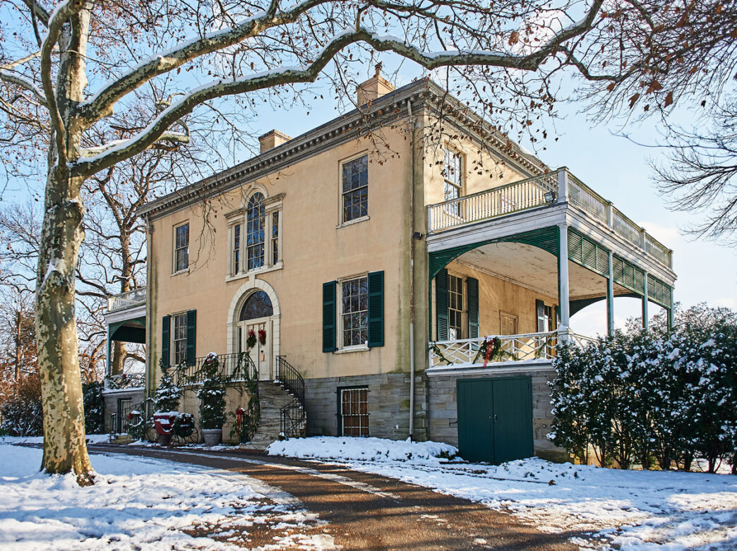 Winters rond de wereld in Lemon Hill Mansion