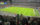 Crowds watch and cheer at a soccer game at Lincoln Financial Field.
