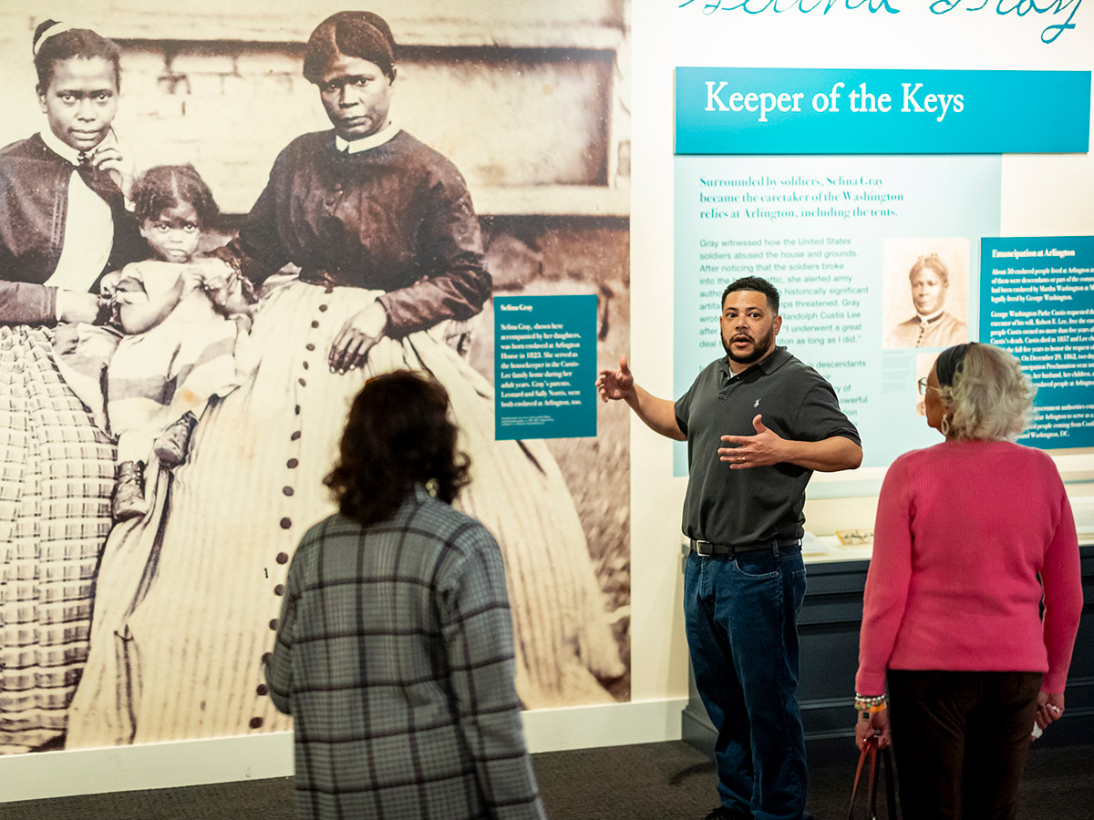 A museum educator discusses the role Selina Gray, enslaved housekeeper of Mount Vernon, played in keeping Washington's headquarters tent and other artifacts safe during the Civil War.