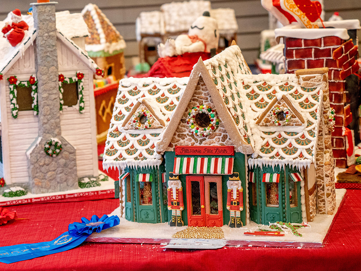 Gingerbread House Store Facades Gingerbread NYC: The Great Borough