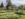 Two people walk through the Idea Garden at Longwood Gardens. The grassy garden contains blooming yellow tulips and daffodils in the flower beds.