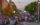 Crowds fill a car-free street in Mt. Airy for an evening Supper Session, with outdoor dining and live entertainment.