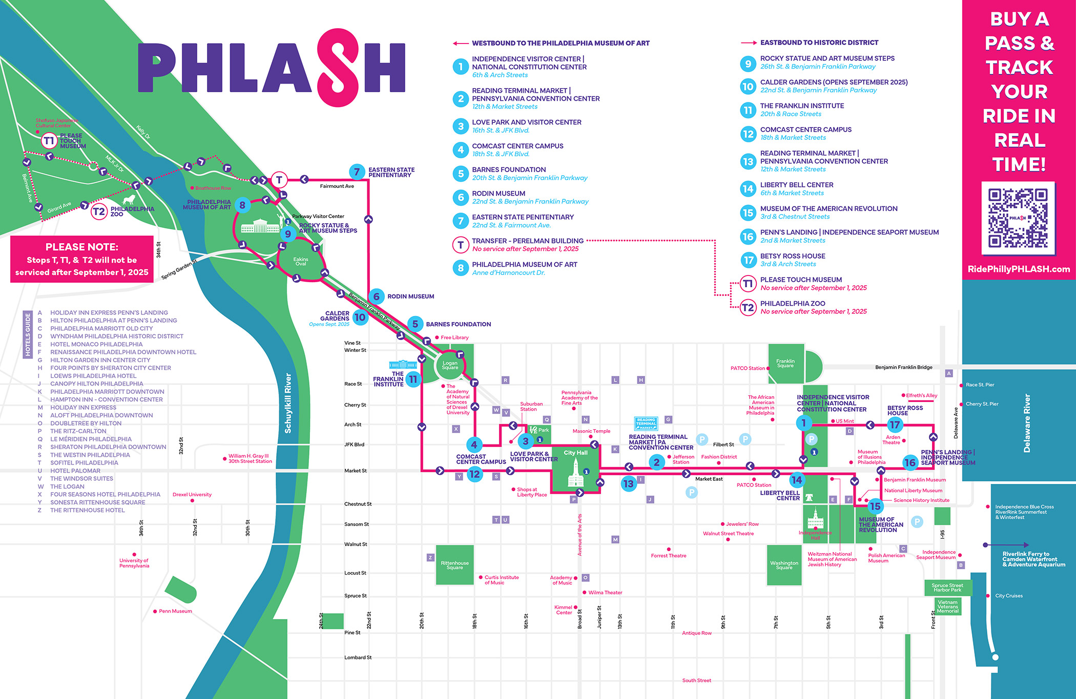 PHLASH Full Route Map