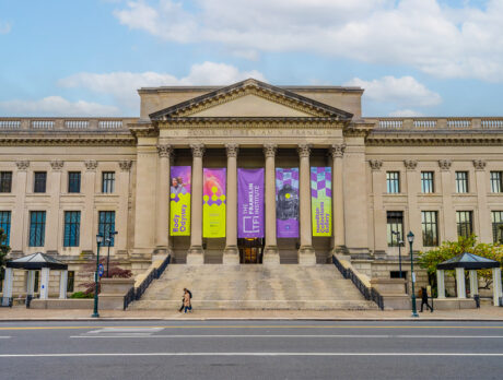 The exterior of the The Franklin Institute in Philadelphia