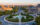 Yon vi ayeryen sou Benjamin Franklin Parkway la k ap gade fontèn nan Logan Square, Barnes Foundation, Bibliyotèk Santral Parkway la ak Philadelphia Museum of Art.